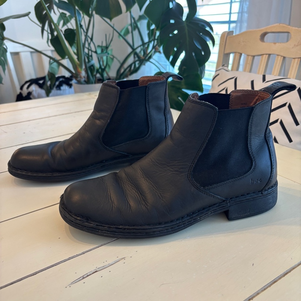 B.O.C. BORN Concept Men’s Leather Chelsea Boot Size 10/42 Black - Picture 12 of 13
